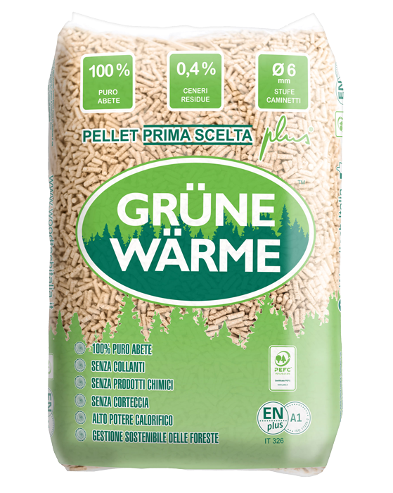 pellet grune warme bancale