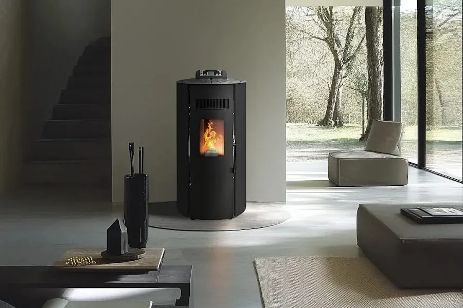Home stufa a pellet senza tubo